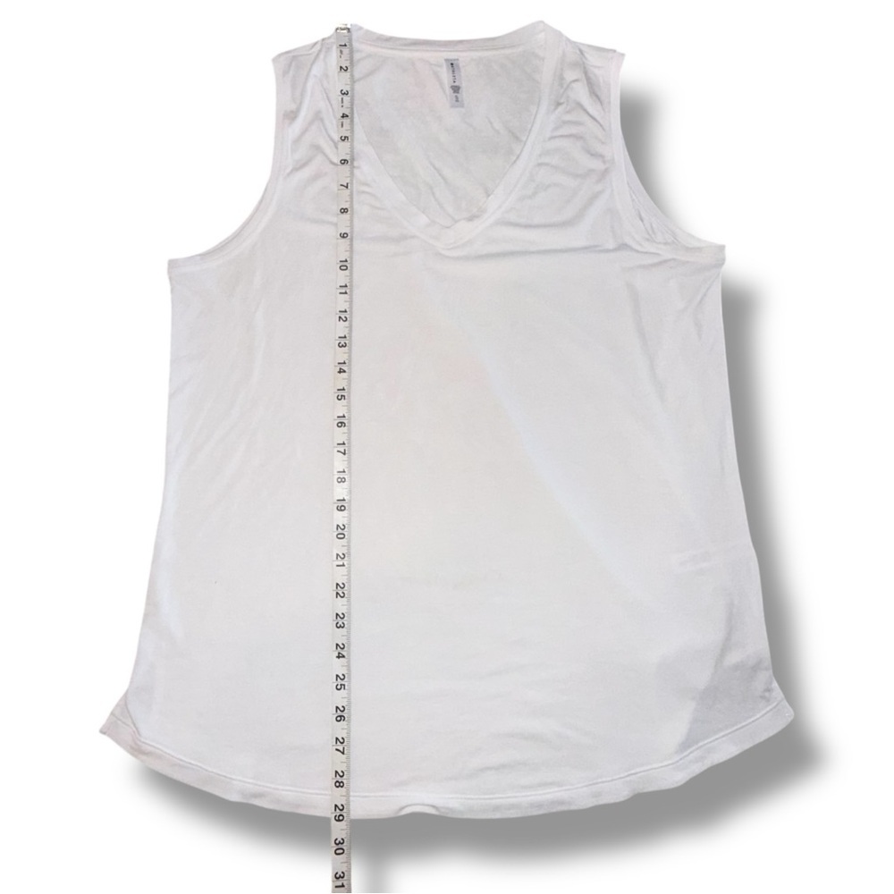 ATHLETA Essential V-neck Tank - XL White - Picture 9 of 11